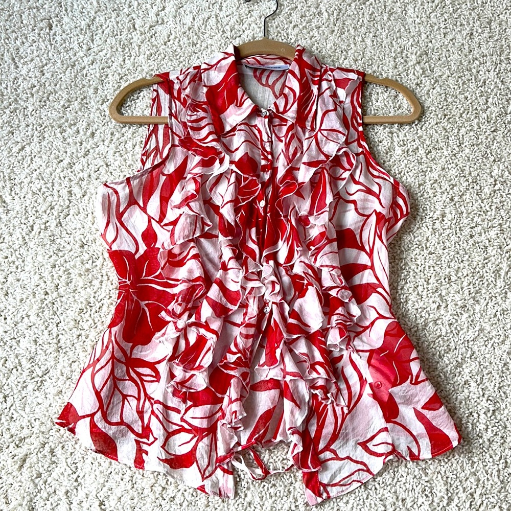 Anne Fontaine sleeveless silk top